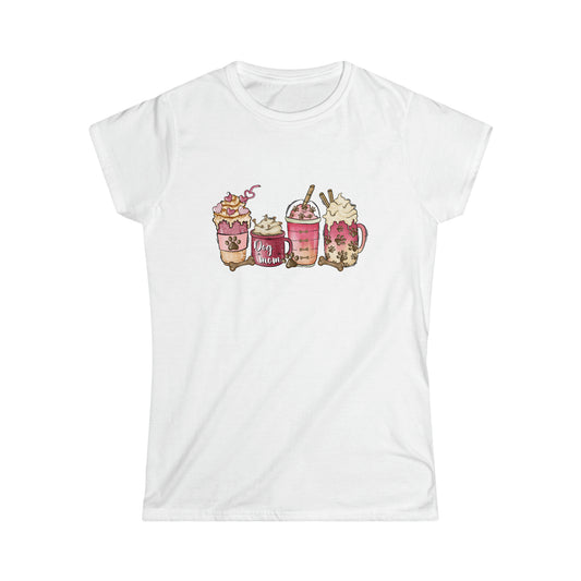 Dog Mom | Coffee Lover |Women's Softstyle Tee