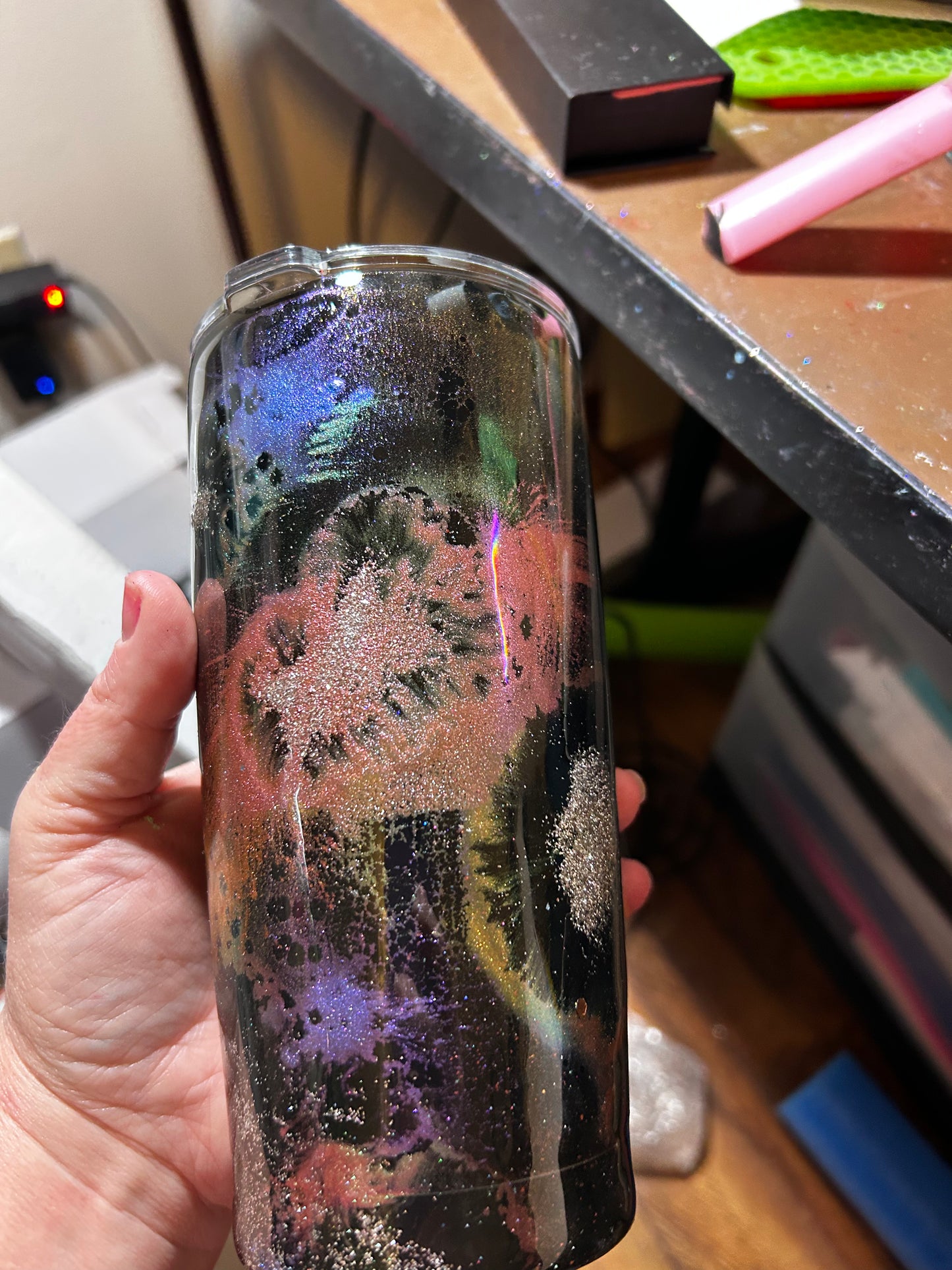 Fireworks Themed Tumbler