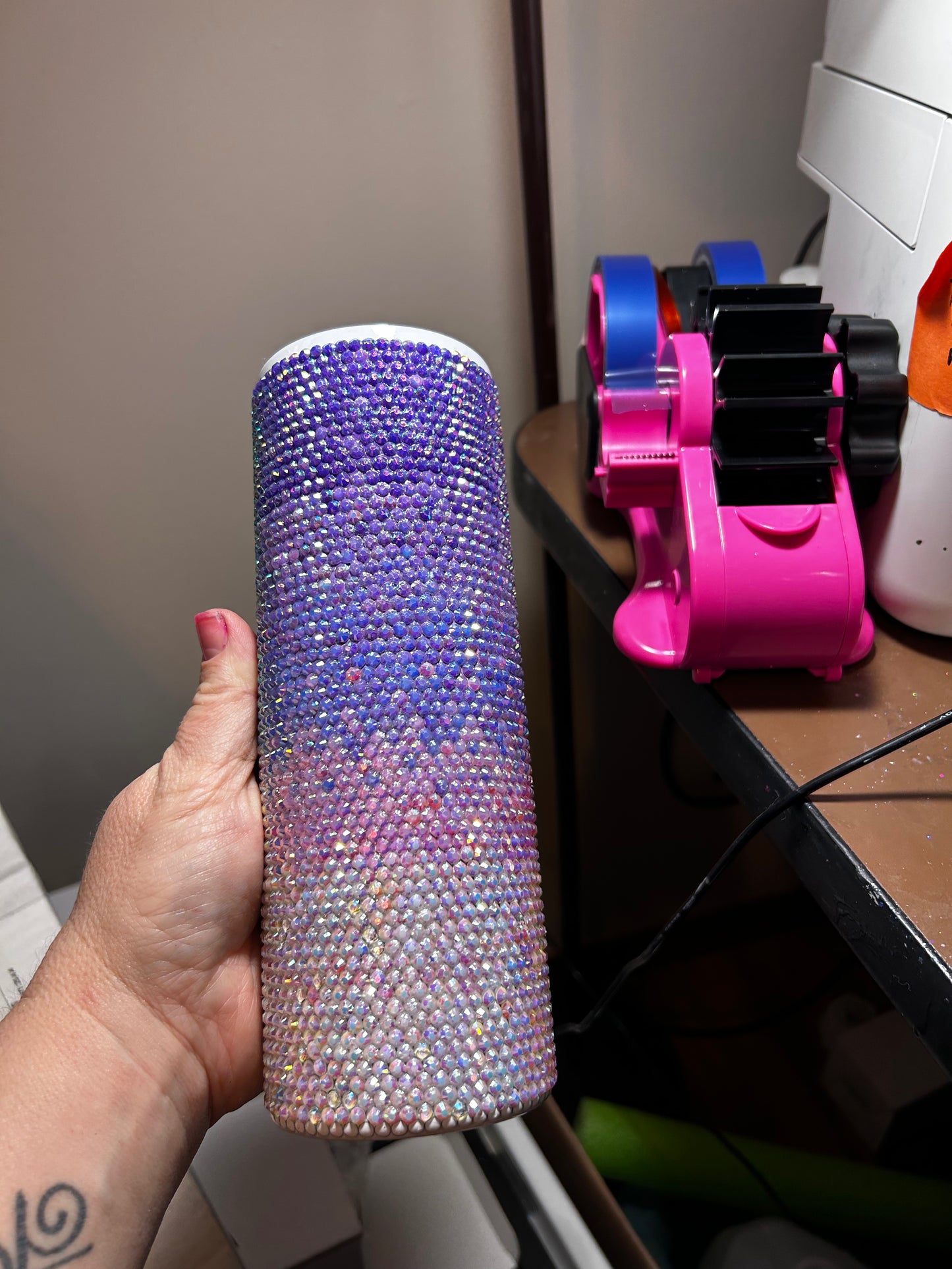 Ombré Rhinestone Tumbler