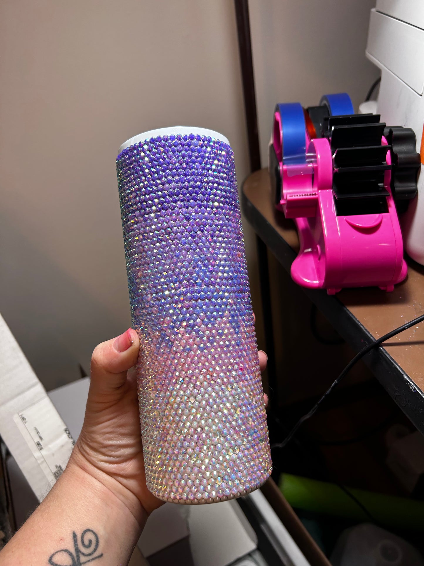 Ombré Rhinestone Tumbler