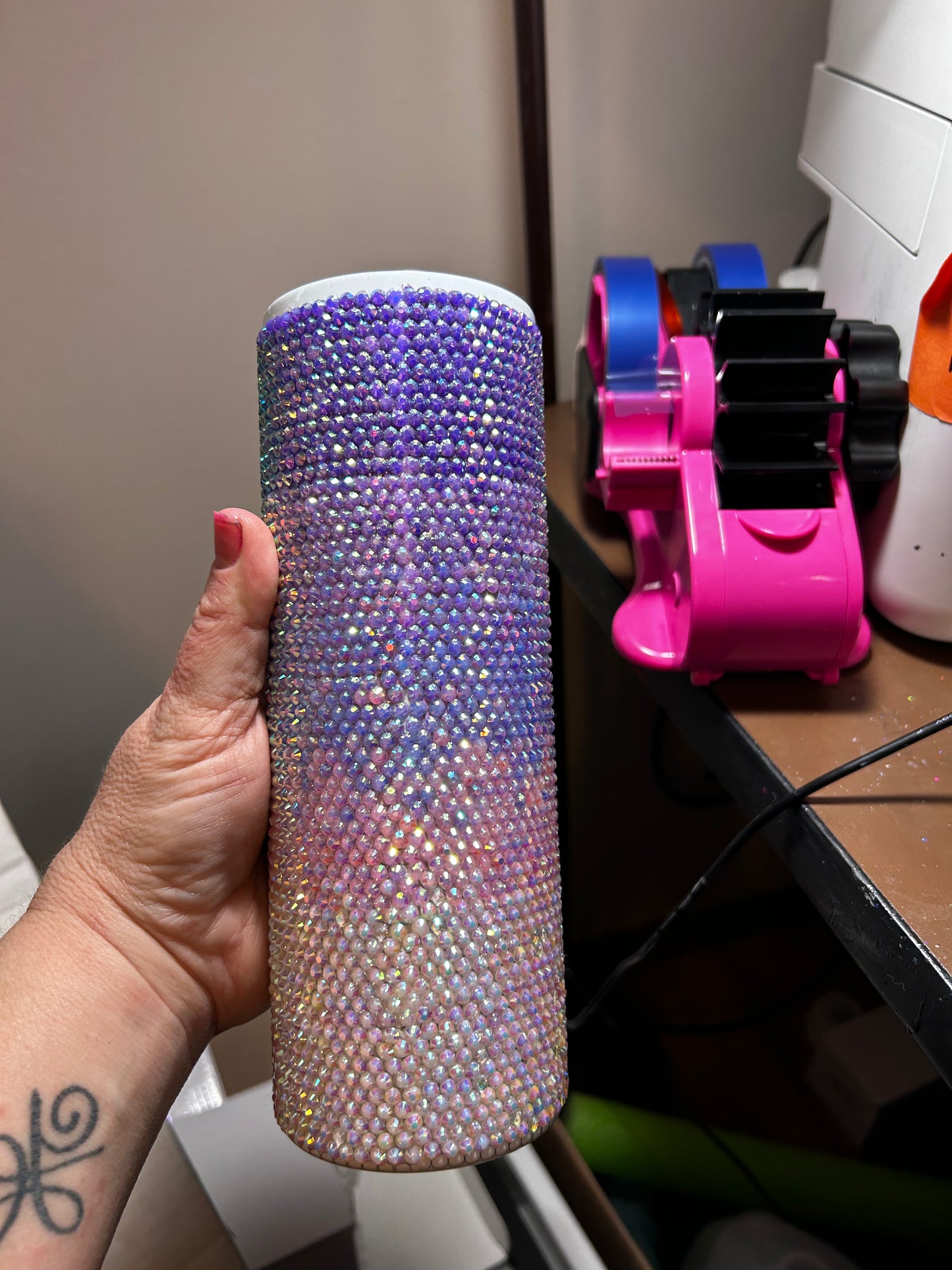 Ombré Rhinestone Tumbler