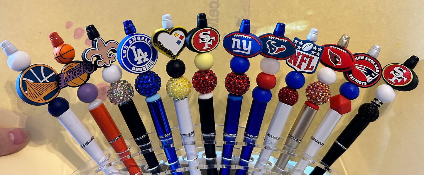 Sports Beaded Pens